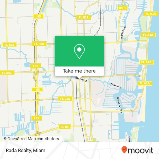 Rada Realty map