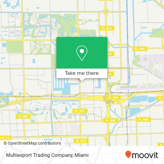 Multiexport Trading Company map