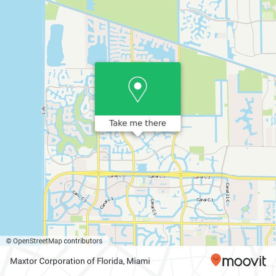 Mapa de Maxtor Corporation of Florida