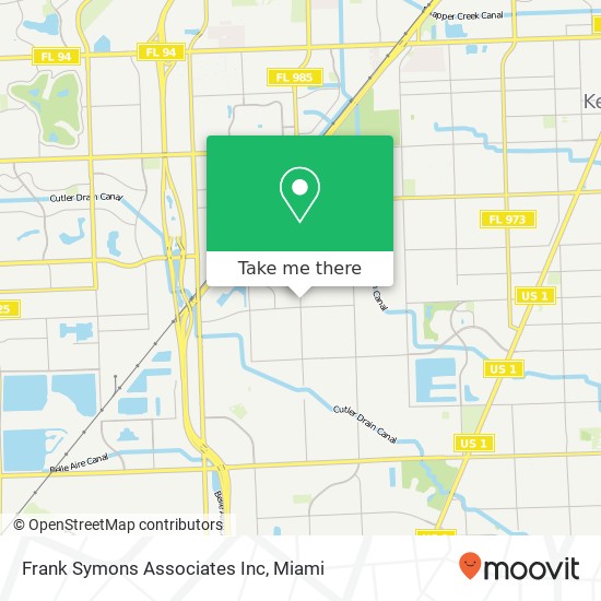 Mapa de Frank Symons Associates Inc