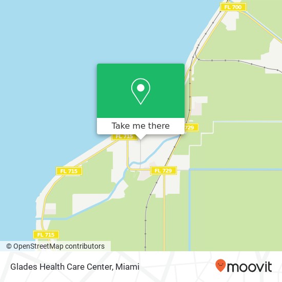 Mapa de Glades Health Care Center