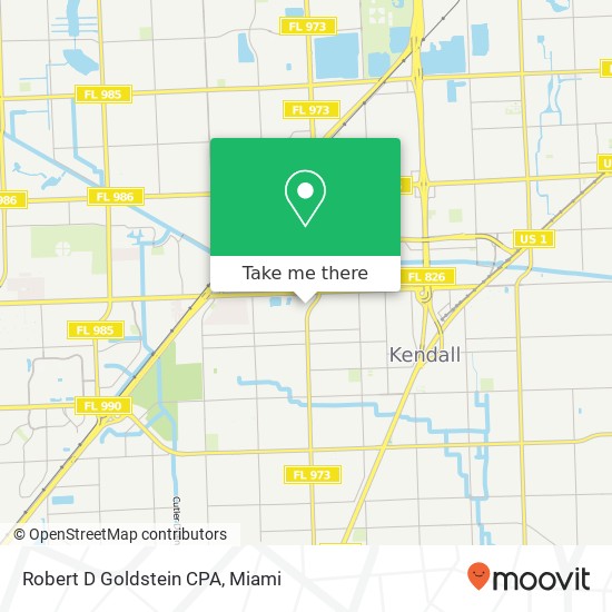 Mapa de Robert D Goldstein CPA