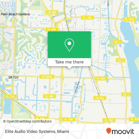 Elite Audio Video Systems map