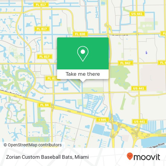 Mapa de Zorian Custom Baseball Bats