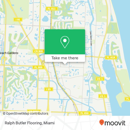 Ralph Butler Flooring map