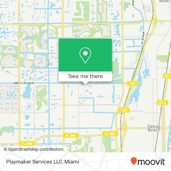 Mapa de Playmaker Services LLC