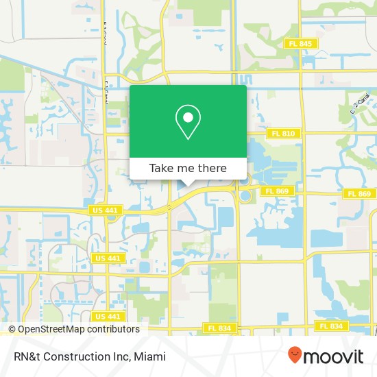 Mapa de RN&t Construction Inc