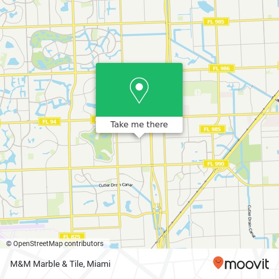 Mapa de M&M Marble & Tile