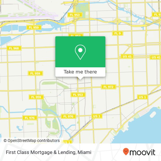 First Class Mortgage & Lending map