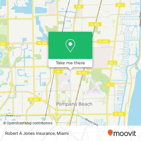 Robert A Jones Insurance map