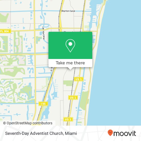 Seventh-Day Adventist Church map