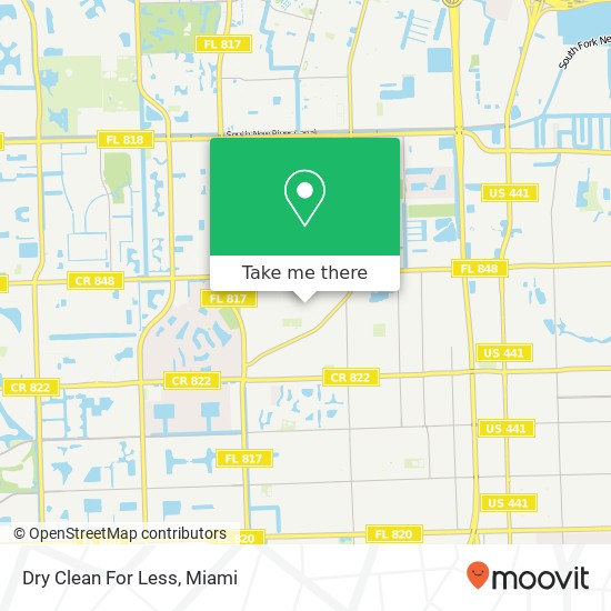 Mapa de Dry Clean For Less