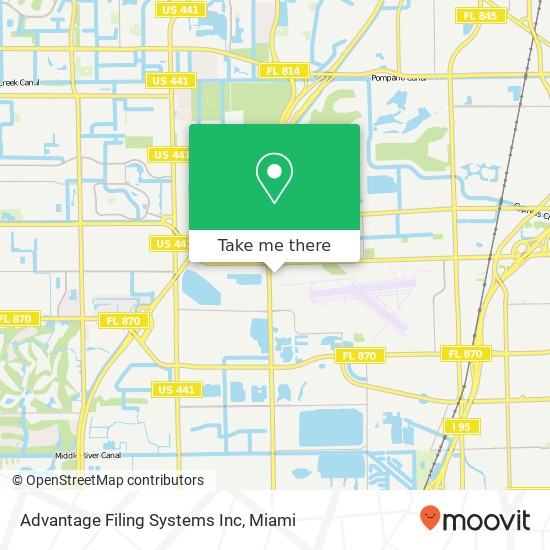 Mapa de Advantage Filing Systems Inc