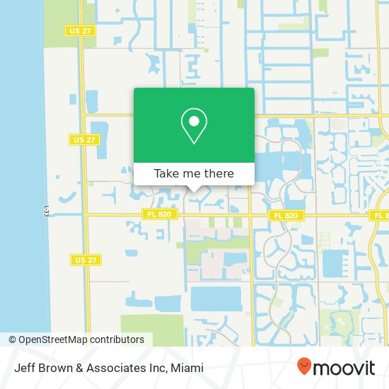 Mapa de Jeff Brown & Associates Inc