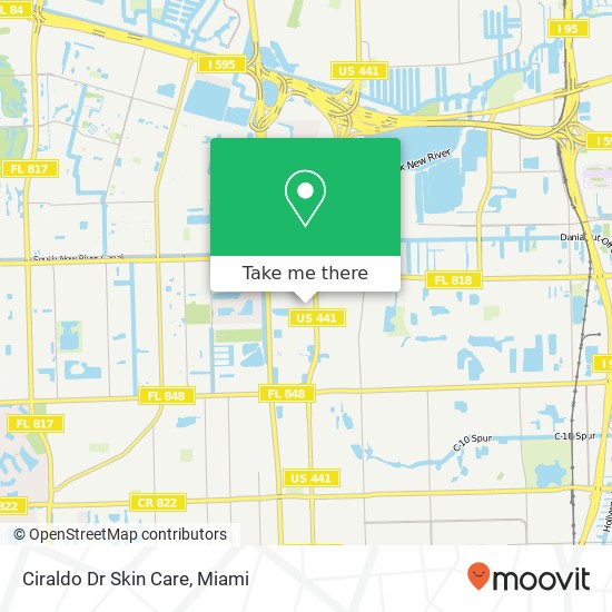 Ciraldo Dr Skin Care map