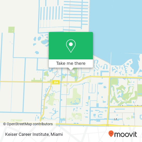 Keiser Career Institute map