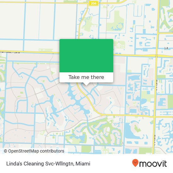 Linda's Cleaning Svc-Wllngtn map