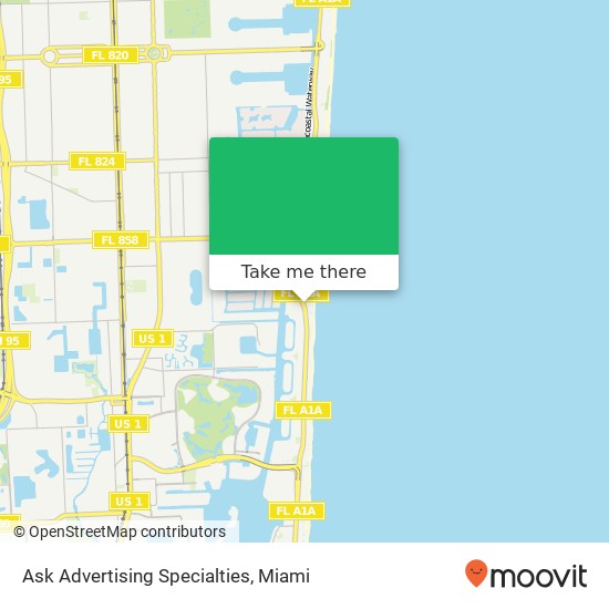 Ask Advertising Specialties map