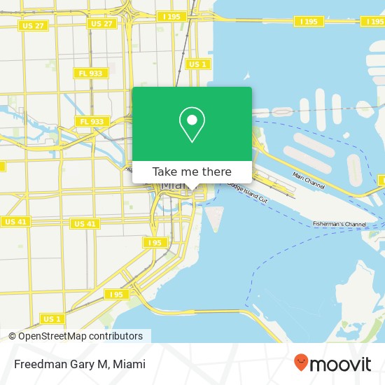 Freedman Gary M map