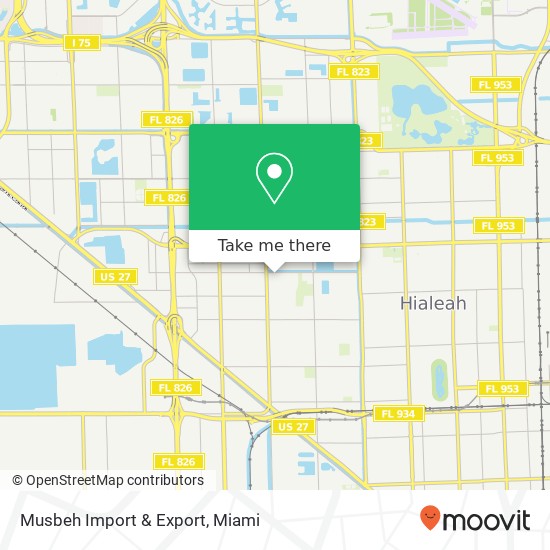 Mapa de Musbeh Import & Export