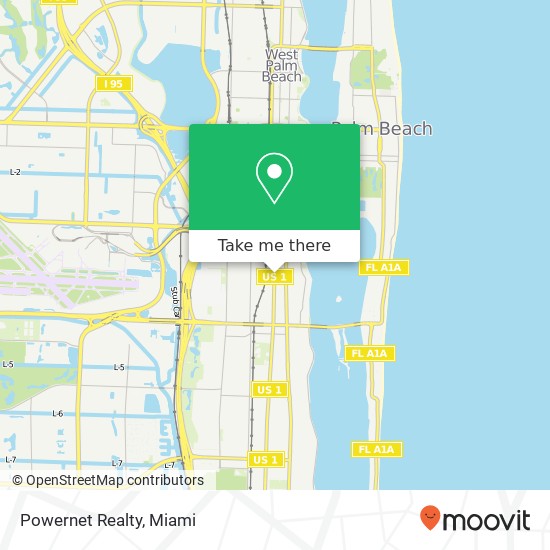 Mapa de Powernet Realty