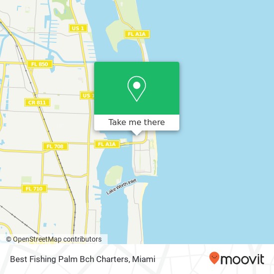 Best Fishing Palm Bch Charters map