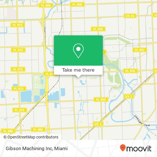 Mapa de Gibson Machining Inc