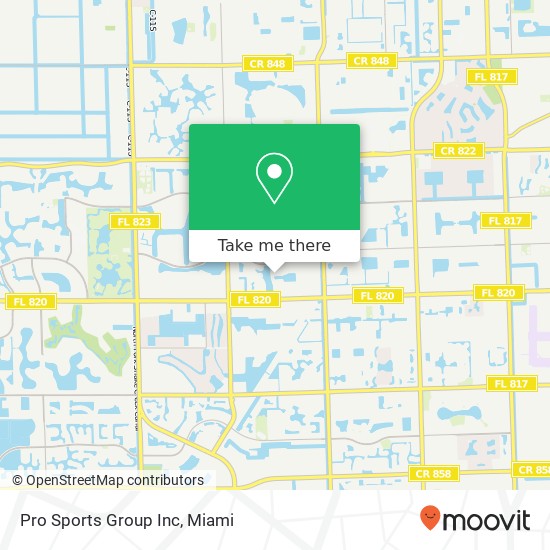 Mapa de Pro Sports Group Inc