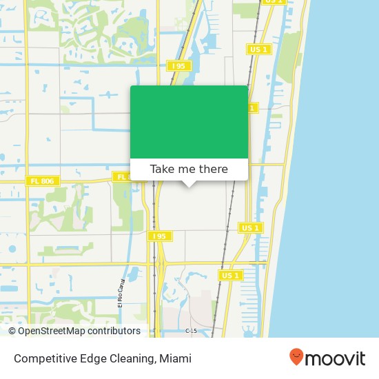 Competitive Edge Cleaning map