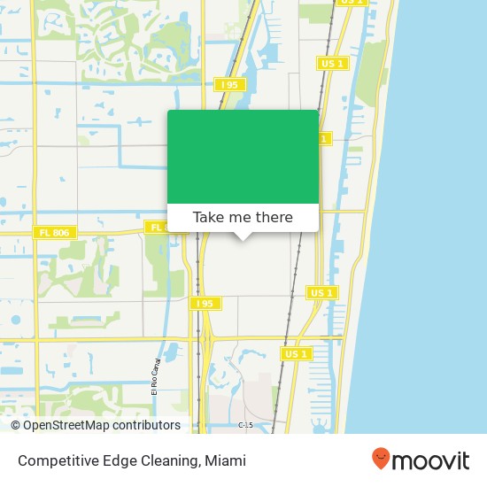 Mapa de Competitive Edge Cleaning