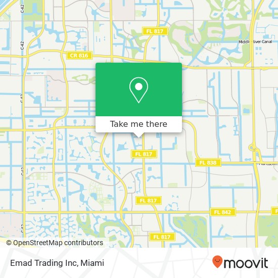 Emad Trading Inc map