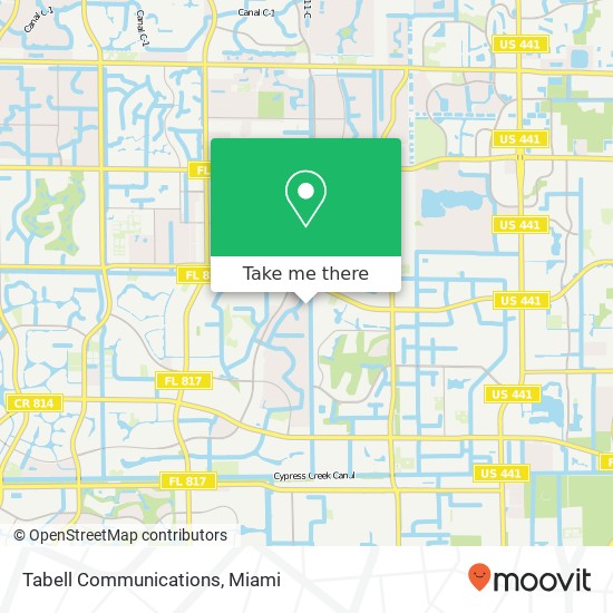 Tabell Communications map