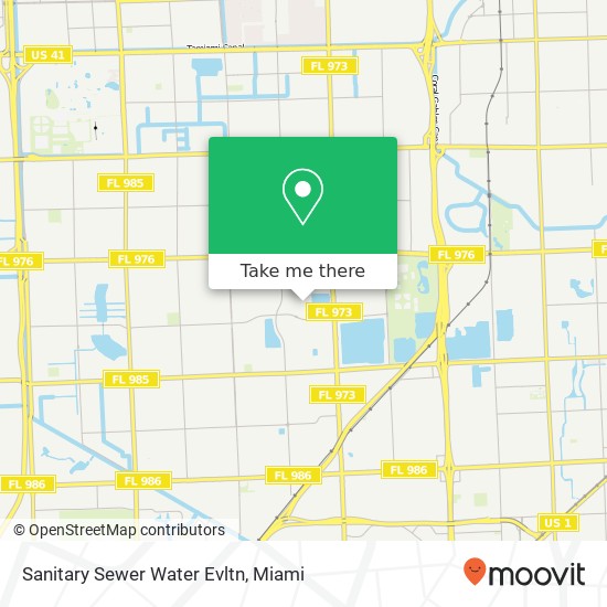 Mapa de Sanitary Sewer Water Evltn