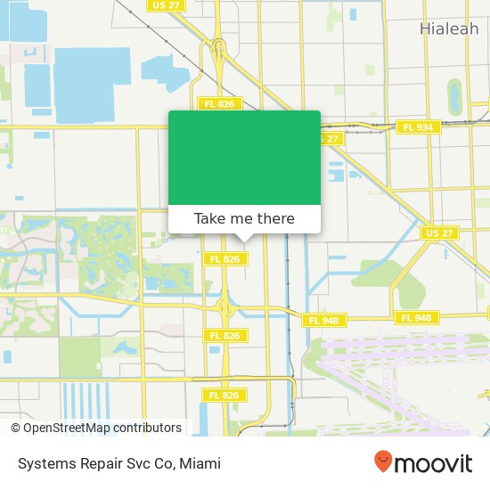 Systems Repair Svc Co map