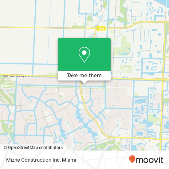 Mizne Construction Inc map