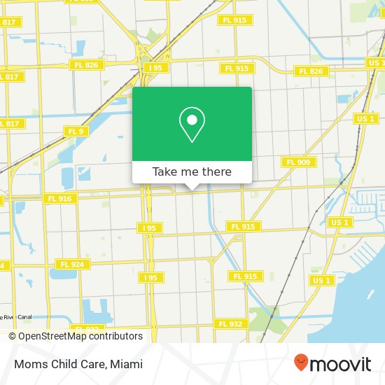 Moms Child Care map