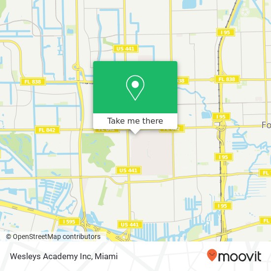 Wesleys Academy Inc map