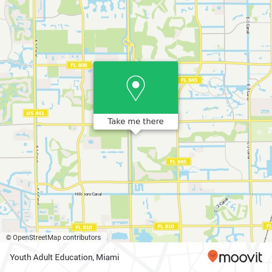 Youth Adult Education map