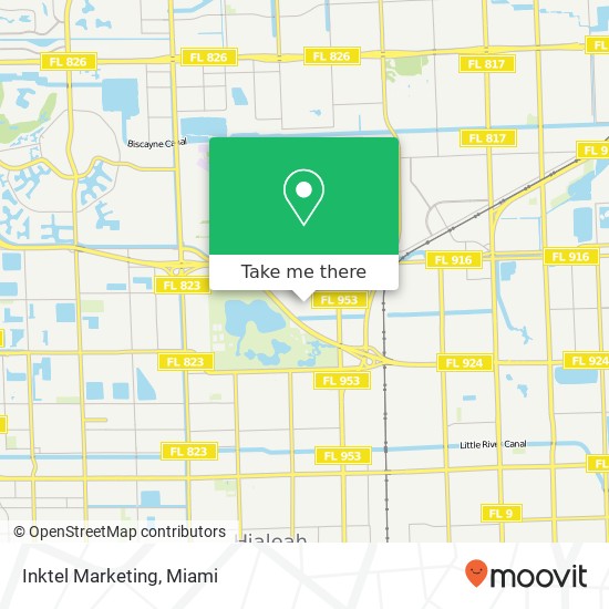 Inktel Marketing map