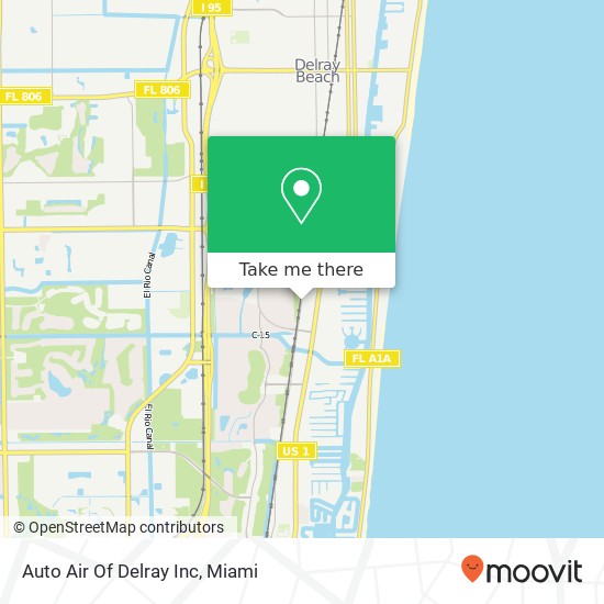 Auto Air Of Delray Inc map