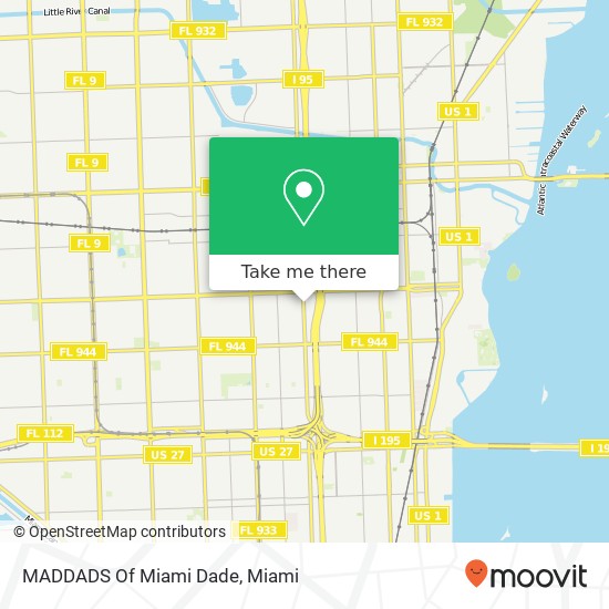 Mapa de MADDADS Of Miami Dade