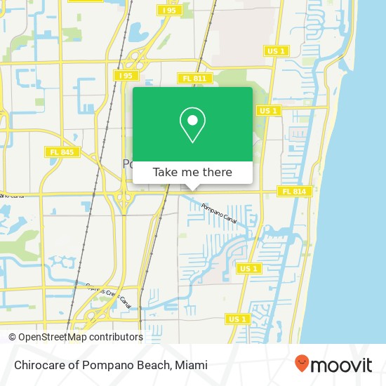 Chirocare of Pompano Beach map