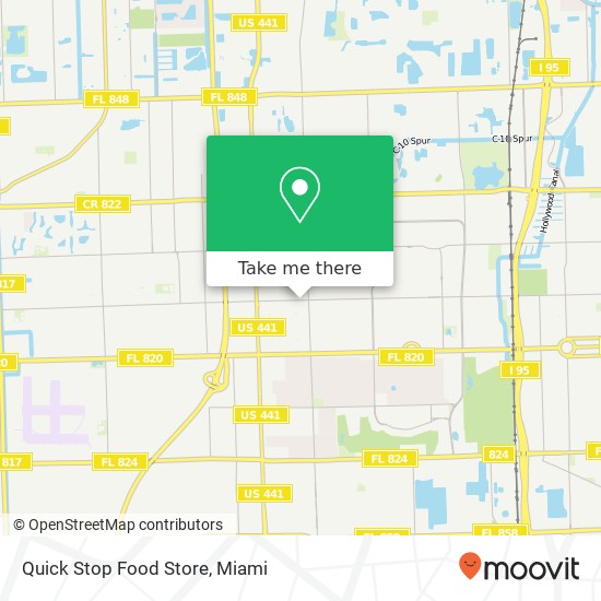 Mapa de Quick Stop Food Store