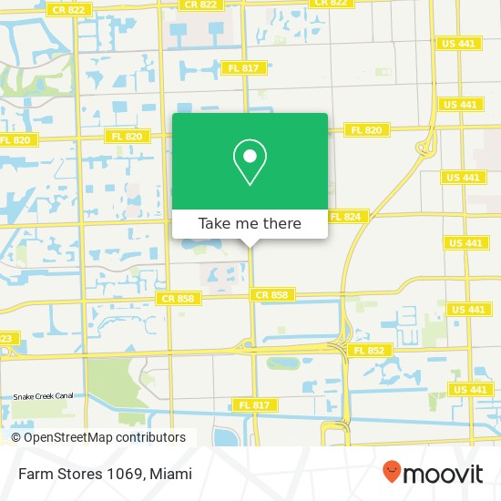 Mapa de Farm Stores 1069