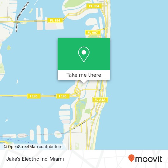 Mapa de Jake's Electric Inc