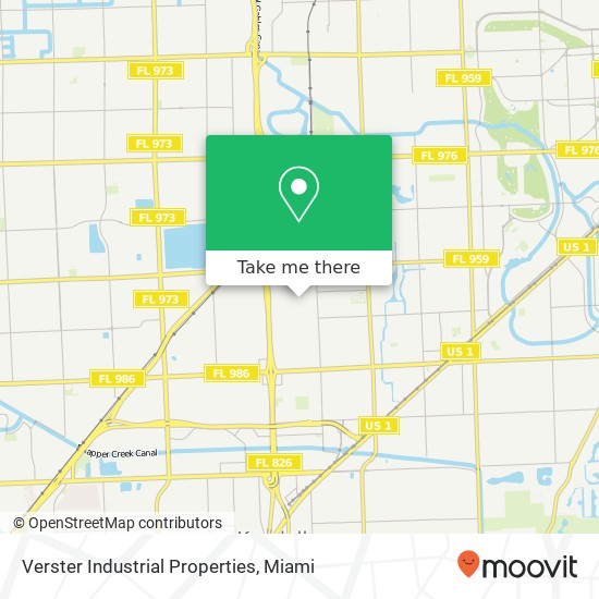 Verster Industrial Properties map