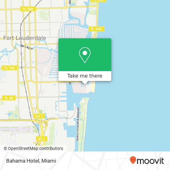 Bahama Hotel map