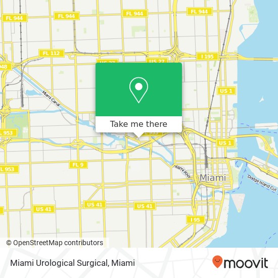 Mapa de Miami Urological Surgical