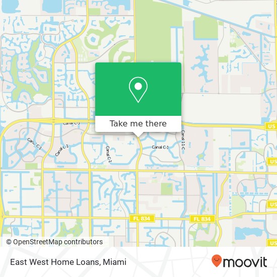 East West Home Loans map