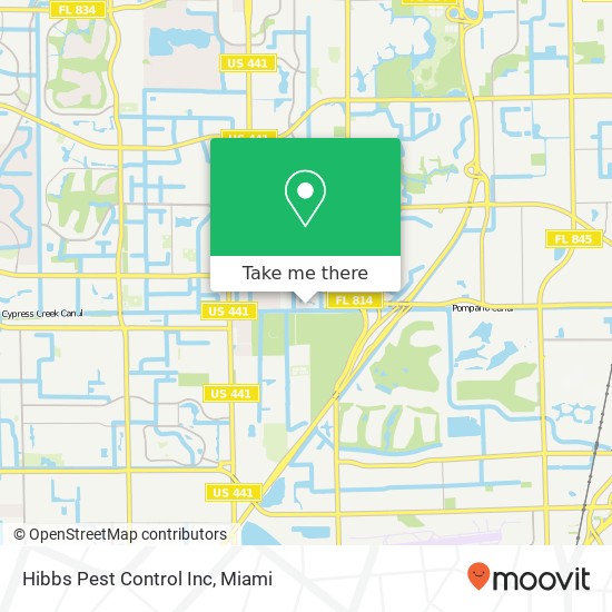 Hibbs Pest Control Inc map